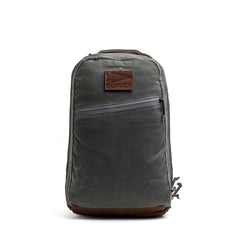 Double Compartment Bullet Ruck - Heritage Waxed Canvas - 18L